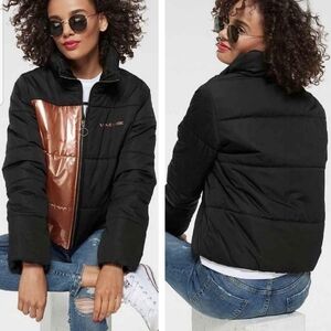 NWOT Vans Foundry Metallic Puffer Jacket